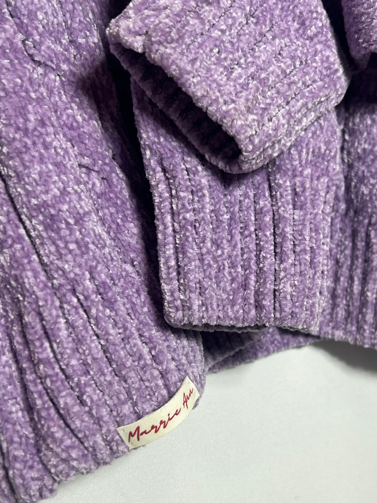 Saco Chenille Color Lila