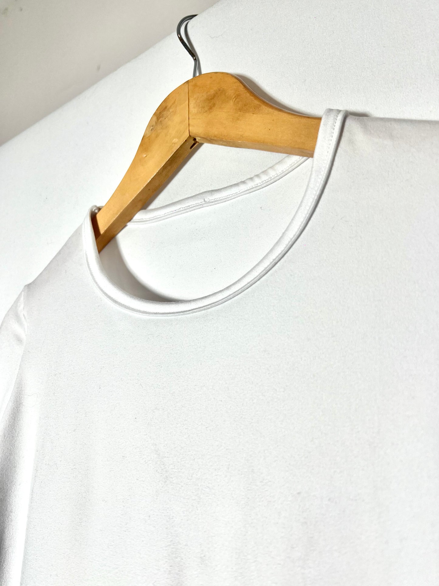 Remera Básica Corta Color Blanco