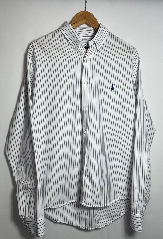 Camisa Polo Ralph Lauren rayas en color azul