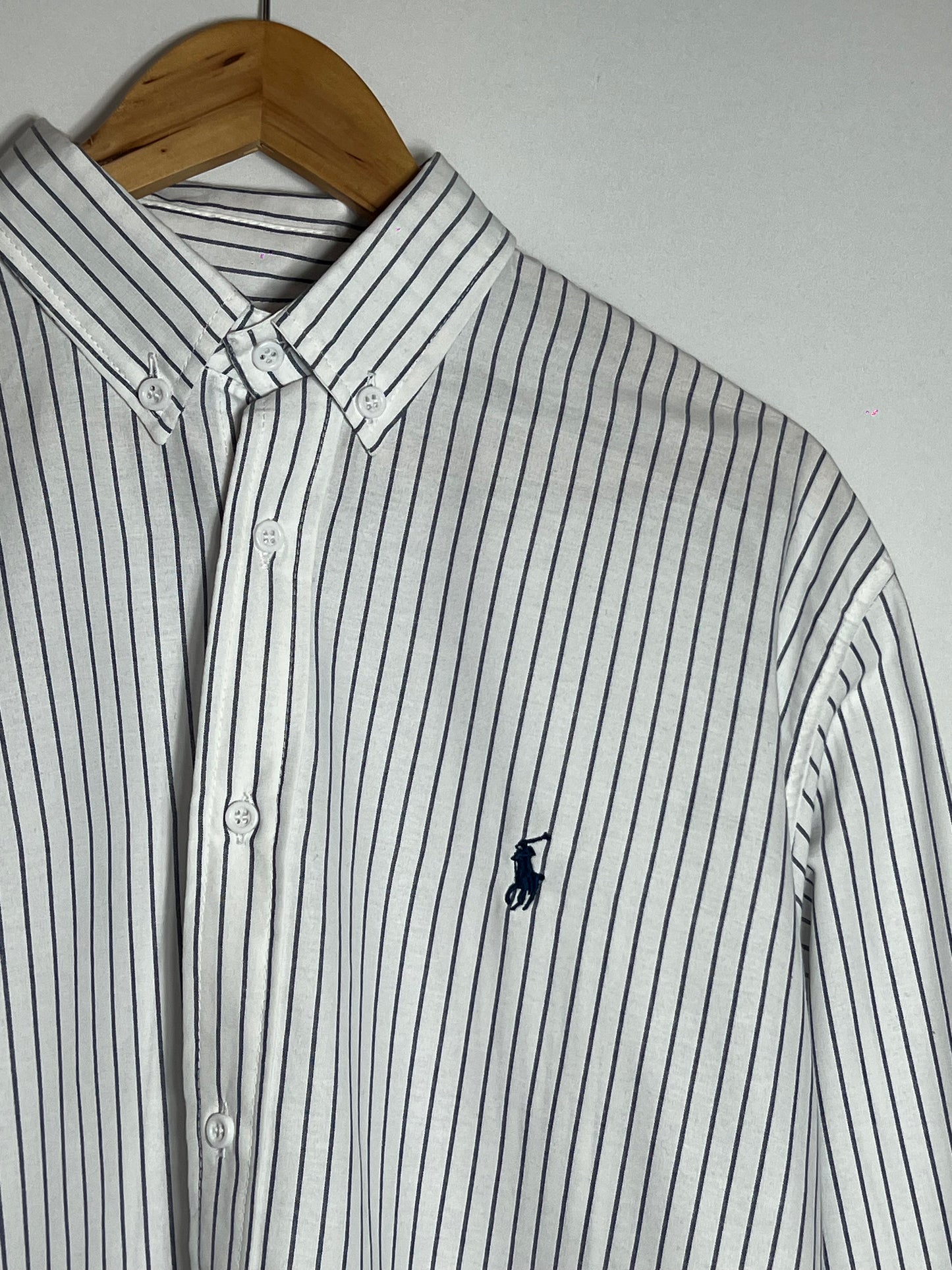 Camisa Polo Ralph Lauren rayas en color azul