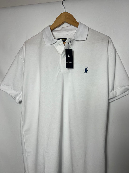 Remera Polo color blanco
