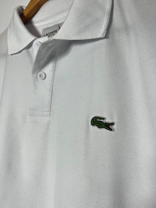 Remera Polo Lacoste color blanco