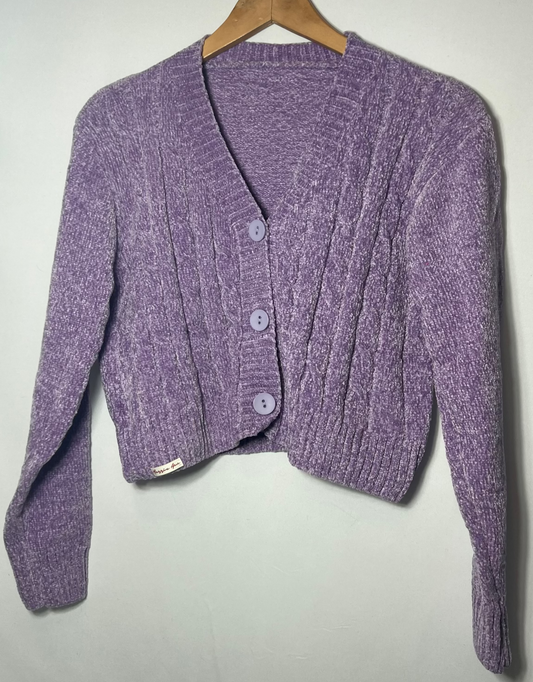 Saco Chenille Color Lila