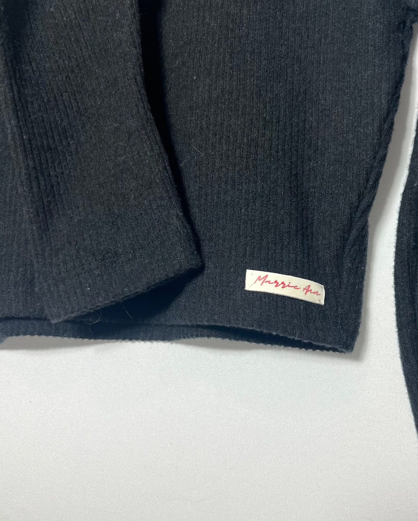 Polera Morley Peludita Color Negro