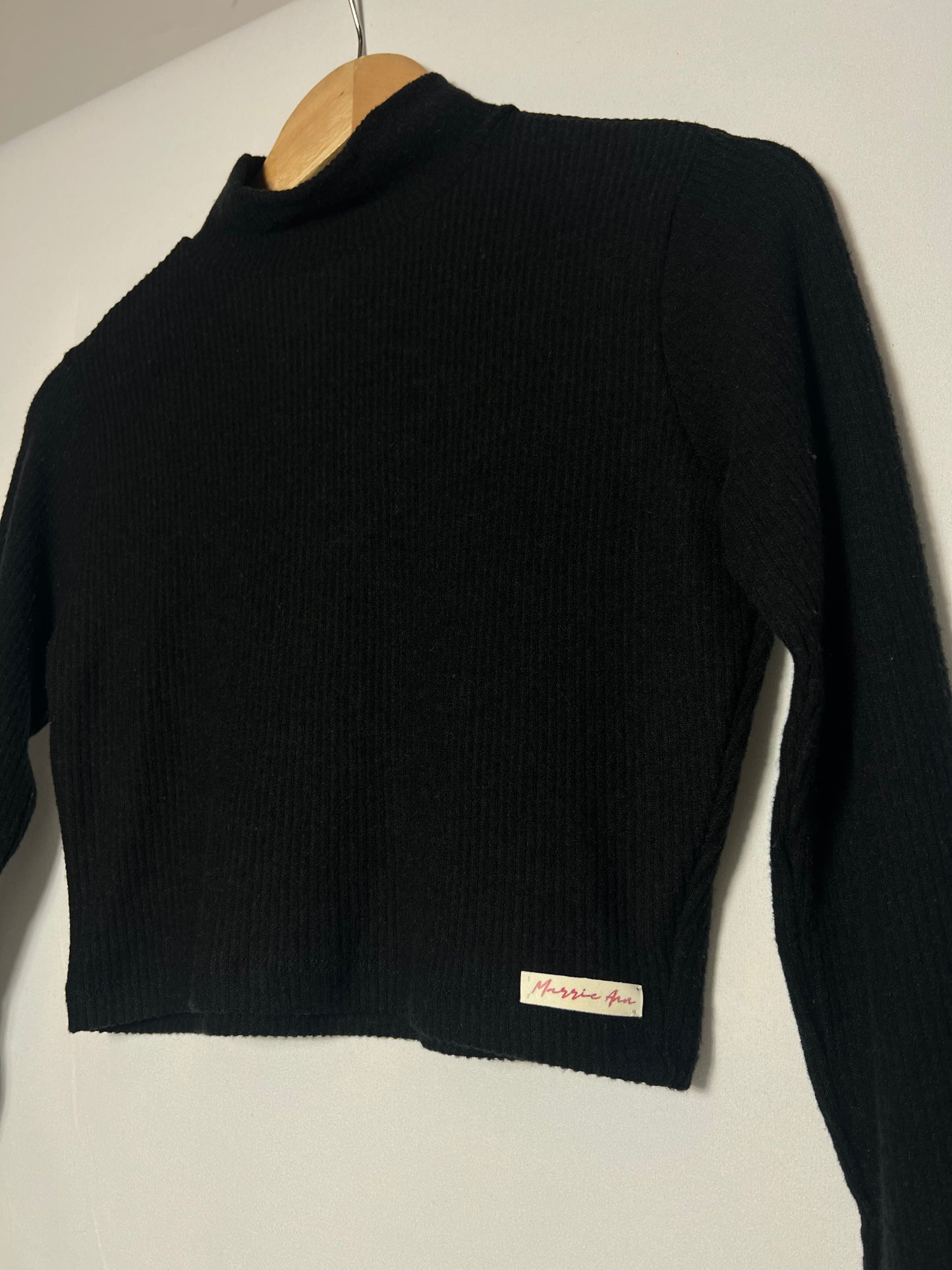 Polera Morley Peludita Color Negro