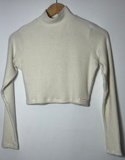 Polera Morley Peludita Color Blanco