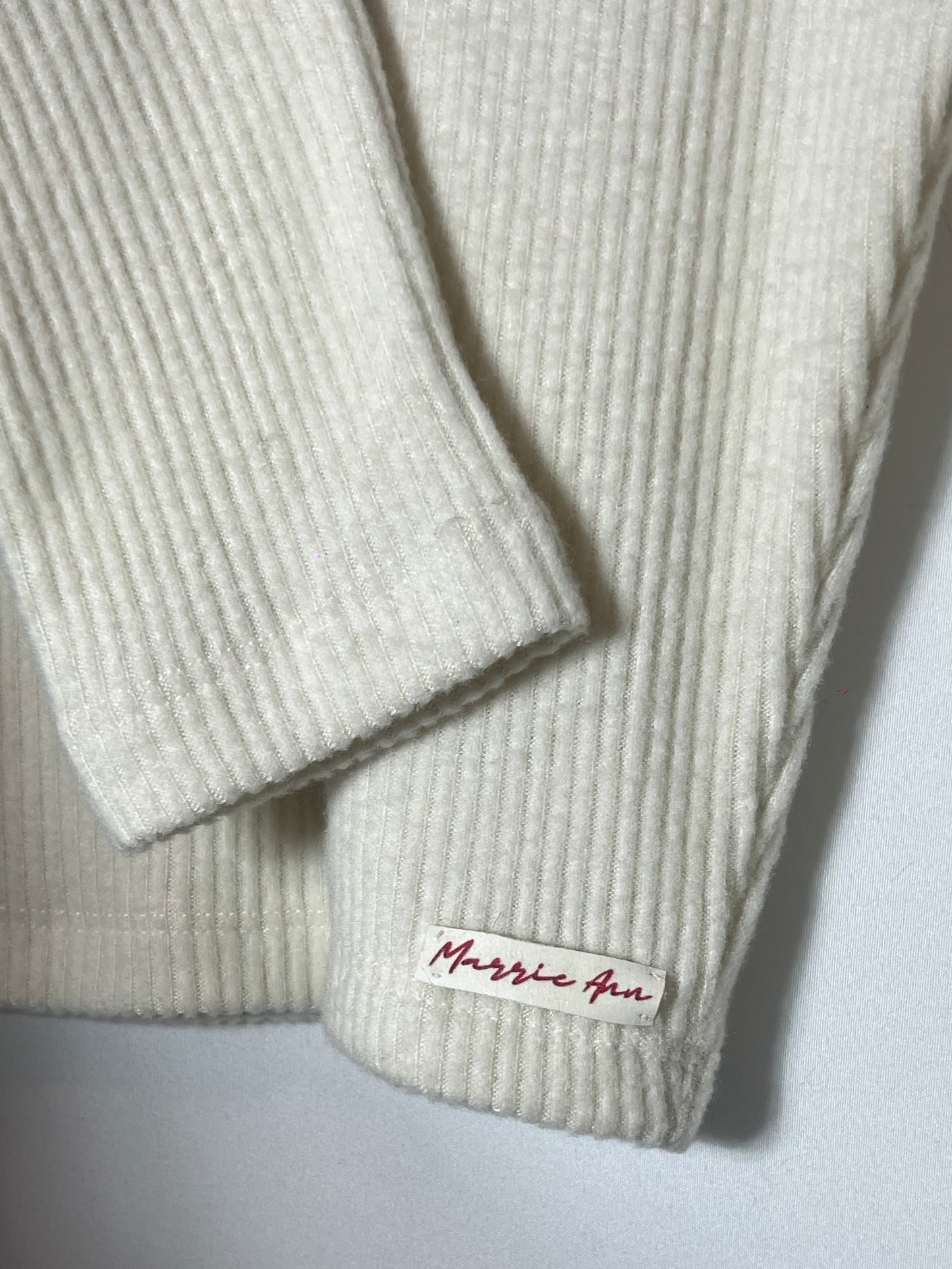 Polera Morley Peludita Color Blanco