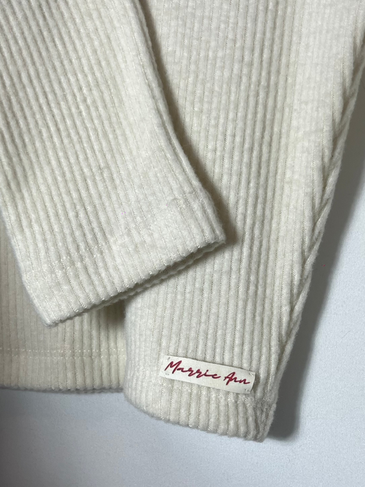 Polera Morley Peludita Color Blanco