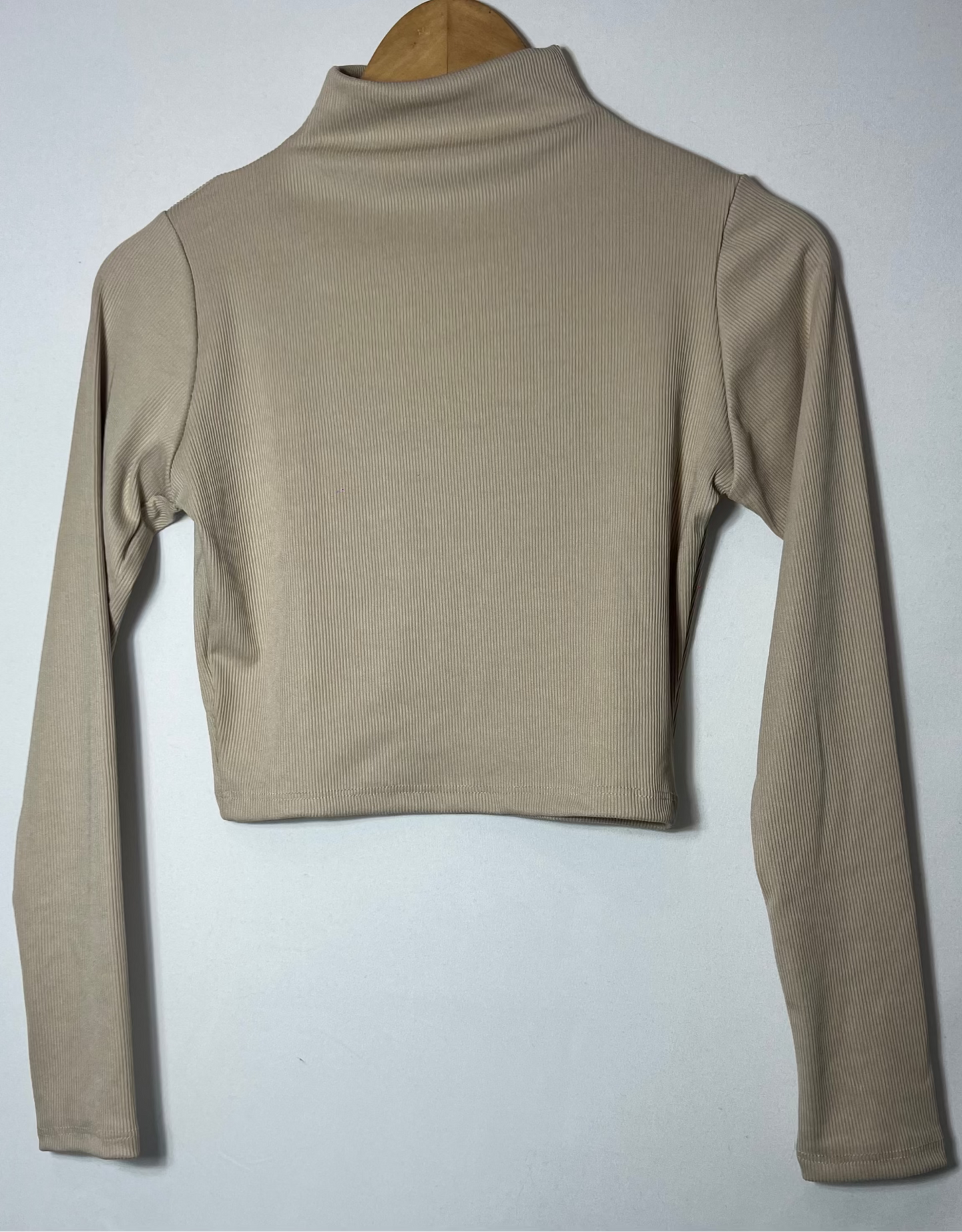 Polera Morley Cuello Medio Color Beige