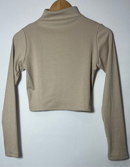 Polera Morley Cuello Medio Color Beige