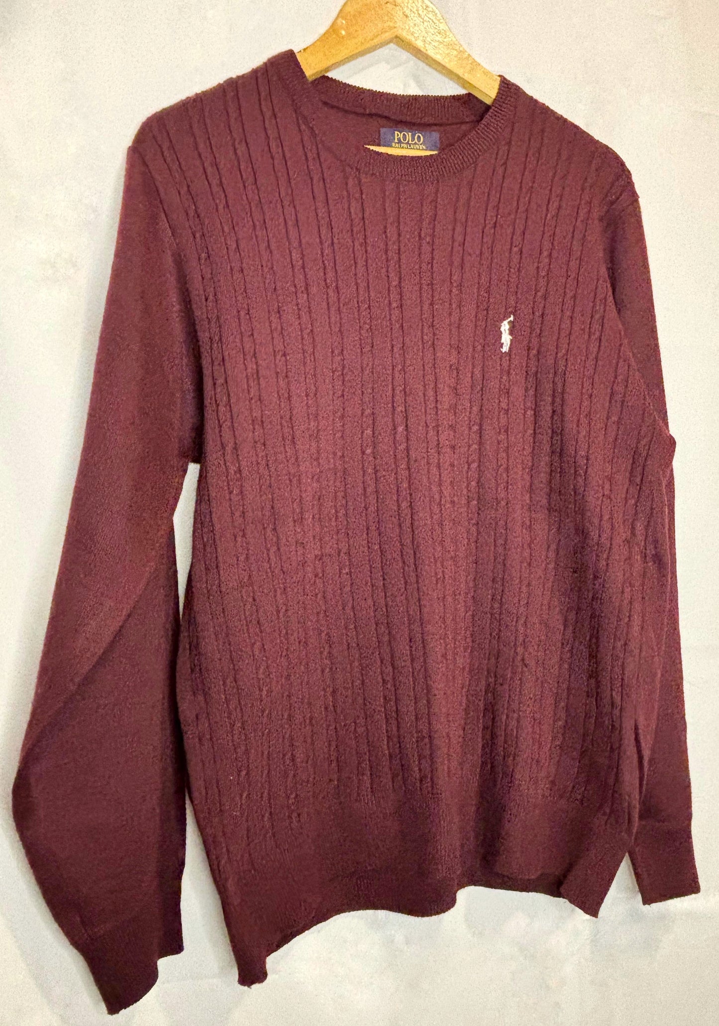 Buzo Polo Ralph Lauren color Bordó